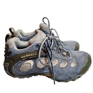 Merrell Blue Chameleon Gore-Tex Continuum Vibrant Hiking Shoes Women's Size 8.5